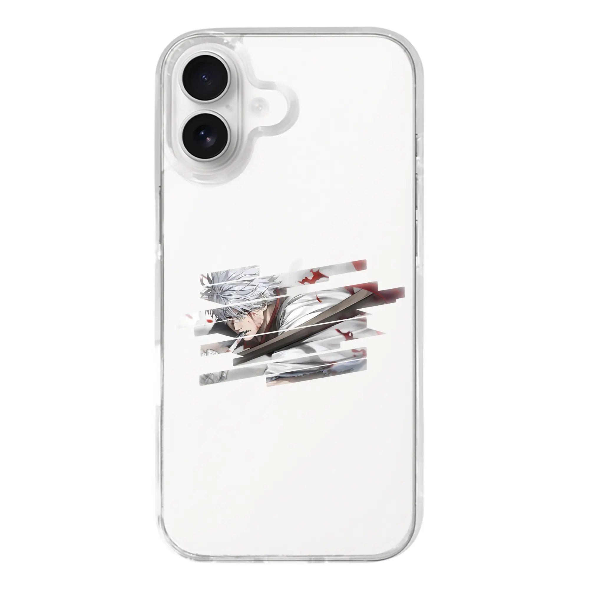 銀魂 グッズ 坂田 銀時 - iPhone 17シリーズ 透明スマホケース – 薄型・耐衝撃・精密フィット保護カバー